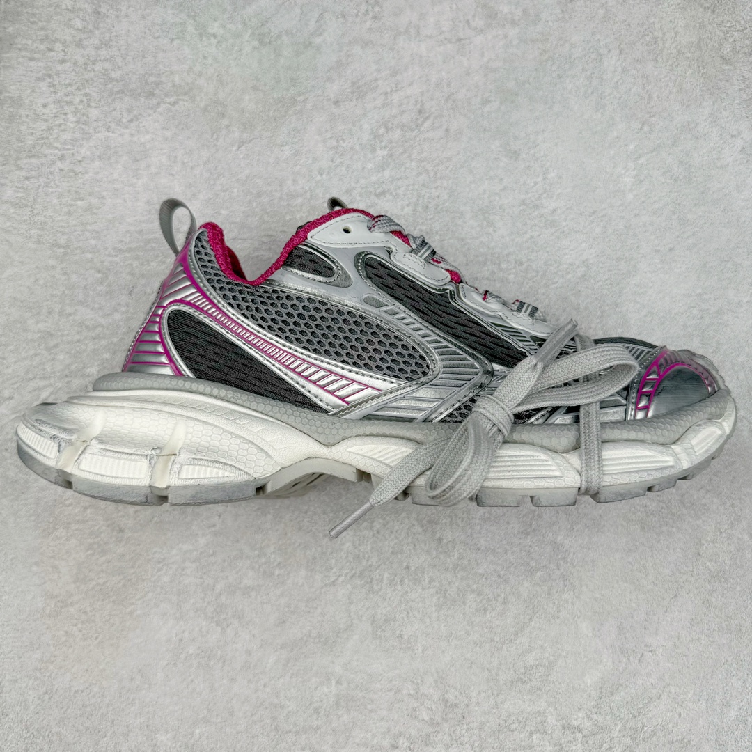 ＃纯原 BALENCIAGA 3XL Sneakers 巴黎世家十代网布系带低帮走秀复古老爹鞋 全套原纸板楦头开发 最原汁原味的灵魂版型 全鞋荧光划线卡点 胶水把控整洁度追求极致完美 每一双都是工艺品 多重QC质检 超越公司货的品控标准 实实在在的免检产品 原盒原配 正确字体电绣 粗细、位置、大小正确 侧边TPU 透气孔匹配意产原版 正确分离大底 TPU软底 原版一致大底LOGO 立体感十足 原厂皮料水洗做旧 采购原厂网纱 不含皮革 网布材料和聚氨酯 磨损效果 鞋头边缘和后帮 Balenciaga 徽标 鞋面和后跟凸印尺码 鞋舌 3XL 橡胶品牌标识和反光细节 鞋帮拉袢和鞋舌拉祥 配反光细节 备用鞋带在鞋履前侧 可在穿着前取下 便于不同造型搭配 正常尺码 尺码：35 36 37 38 39 40 41 42 43 44 45 46-选品中心