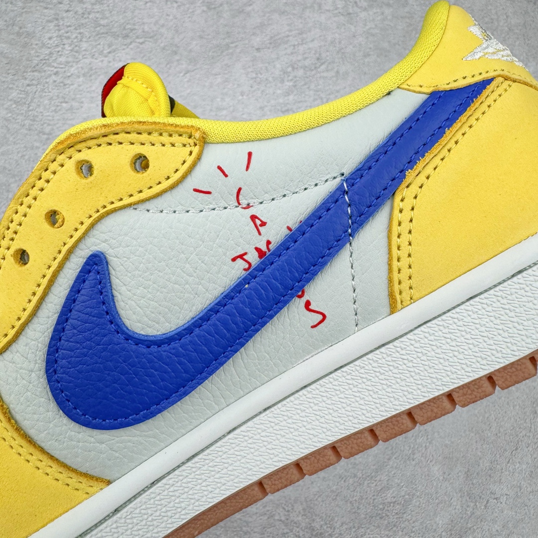 图片[15]-＃PK4.0 Travis Scott x Air Jordan AJ1 Low OG SP TS联名倒钩7.0低帮 黄蓝色 DZ4137-700 原盒原配 原厂拉帮工艺 针距密度一致 全新升级网板中底 原楦原纸板开发 后跟弧度收口自然不对折 极致一眼正品既视感 原厂皮料 进口玻璃冲刀皮料裁剪零毛边 承诺百分百一致原鞋 全鞋电脑针车工艺 鞋面清洁度最高QC检验标准 控制溢胶 飞翼3D高频深度立体 鞋盒、防尘纸 均采购来自原厂 尺码：36 36.5 37.5 38 38.5 39 40 40.5 41 42 42.5 43 44 44.5 45 46 47.5-选品中心