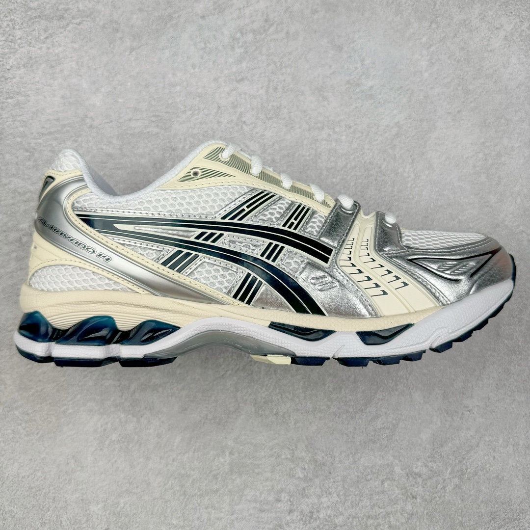 ＃ZC总裁 Asics Gel-Kayano K14 亚瑟士系列复古舒适织物合成革减震防滑耐磨低帮休闲跑步鞋 市场顶级版本 原装纸板楦头开发 独家私模五层组合大底 原厂定制缓震硅胶加持 原盒原配 官方四联吊牌 一比一同步原鞋工艺和用料 鞋面原厂“三明治”多层网布 区别其他同价版本 鞋垫采用原厂OrthoLite欧索莱材质 非普通海玻璃鞋垫 后跟一样采用了GEL缓震胶 整体系列设计非常的科技感 锻炼跑步的同时让你一样时尚百搭 尺码：36 37 37.5 38 39 39.5 40 40.5 41.5 42 42.5 43.5 44 44.5 45 46-选品中心
