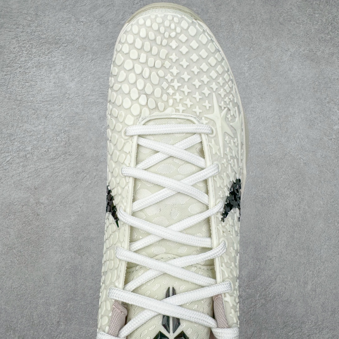 图片[4]-＃S2纯原 NK Zoom Kobe 6 Protro 科比六代 全明星2.0 白色星星 FQ3546-100 原楦纸板开发 鞋身流线型、后跟塑形 区分土肥圆 Zoom Turbo气垫 后掌EVA缓震 实战配置直接拉满 原档数据3D打印 鞋面蛇鳞一颗一粒匹配原版 全身鞋材卡料色独家定制 唯一正确喷漆SWOOSH NK专利Flyknit飞线科技 给予鞋身足够抗扭矩力 真实底模最大47.5 实战利器 专供海外市场 尺码：40 40.5 41 42 42.5 43 44 44.5 45 46 47.5 48.5 （脚宽、脚胖 建议买大半码）-选品中心