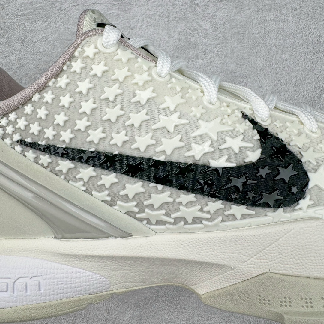 图片[15]-＃S2纯原 NK Zoom Kobe 6 Protro 科比六代 全明星2.0 白色星星 FQ3546-100 原楦纸板开发 鞋身流线型、后跟塑形 区分土肥圆 Zoom Turbo气垫 后掌EVA缓震 实战配置直接拉满 原档数据3D打印 鞋面蛇鳞一颗一粒匹配原版 全身鞋材卡料色独家定制 唯一正确喷漆SWOOSH NK专利Flyknit飞线科技 给予鞋身足够抗扭矩力 真实底模最大47.5 实战利器 专供海外市场 尺码：40 40.5 41 42 42.5 43 44 44.5 45 46 47.5 48.5 （脚宽、脚胖 建议买大半码）-选品中心