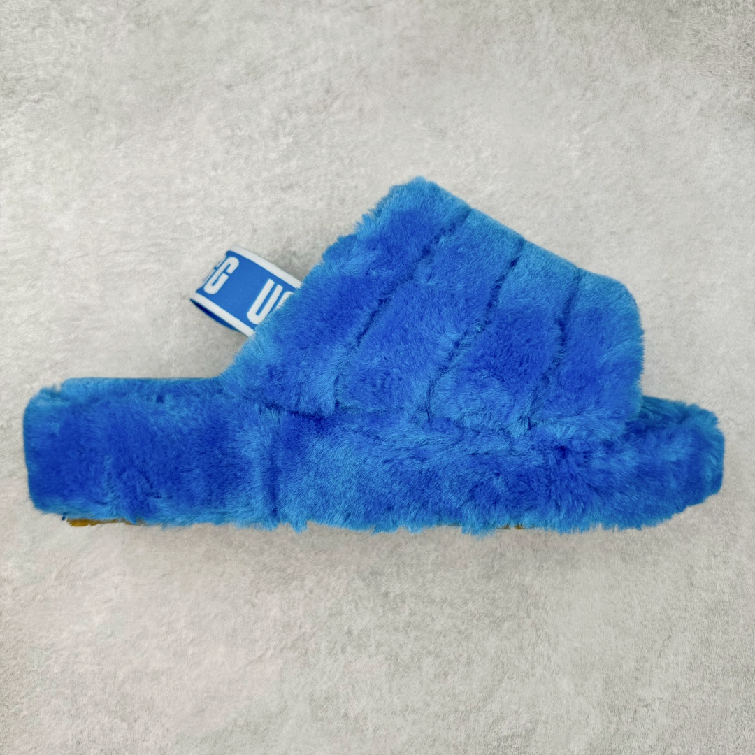 UGG‌‌ 5119 Fluff Yeah‌ Slide 毛绒拖鞋 当下‌潮流元‌素宽‌版弹力后‌跟 ‌鞋面10cm茸‌茸羊皮毛‌材质 尺码：35‌ 36 37 38‌ 39 40-选品中心