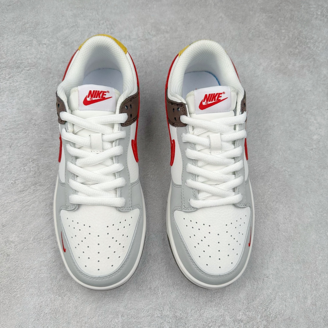 图片[2]-NK Dunk Low 定制配色 GJ8309-932 大厂出品 极力推荐 原装头层材料 独家版型蒸餾加工帶來的是更好的视觉和脚感体验大厂纯原品质出货 清洁度 电绣工艺 皮料切割干净无任何毛边 细节完美 尺码：36 36.5 37.5 38 38.5 39 40 40.5 41 42 42.5 43 44 44.5 45 46 47.5-选品中心