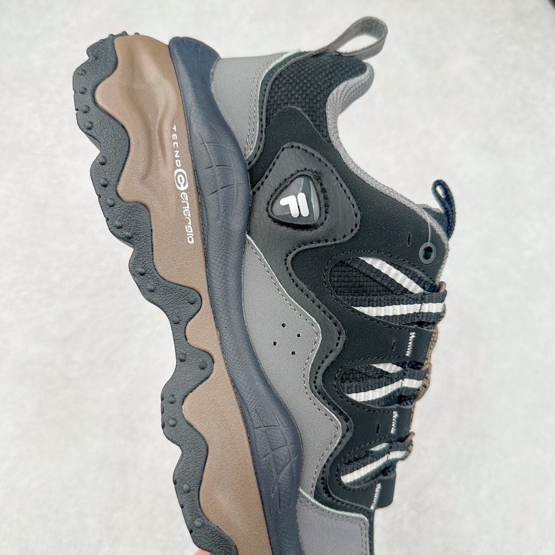 图片[6]-斐乐FILA FUSION QD96 熔岩系列老爹风增高复古中性休闲运动慢跑鞋 #原楦原纸版数据开发#采用纤维皮革饰片拼接透气网布材质#独立发泡EVA中底+耐磨橡胶外底，明显增高4.5CM 尺码：36 36.5 37.5 38 38.5 39 40-选品中心