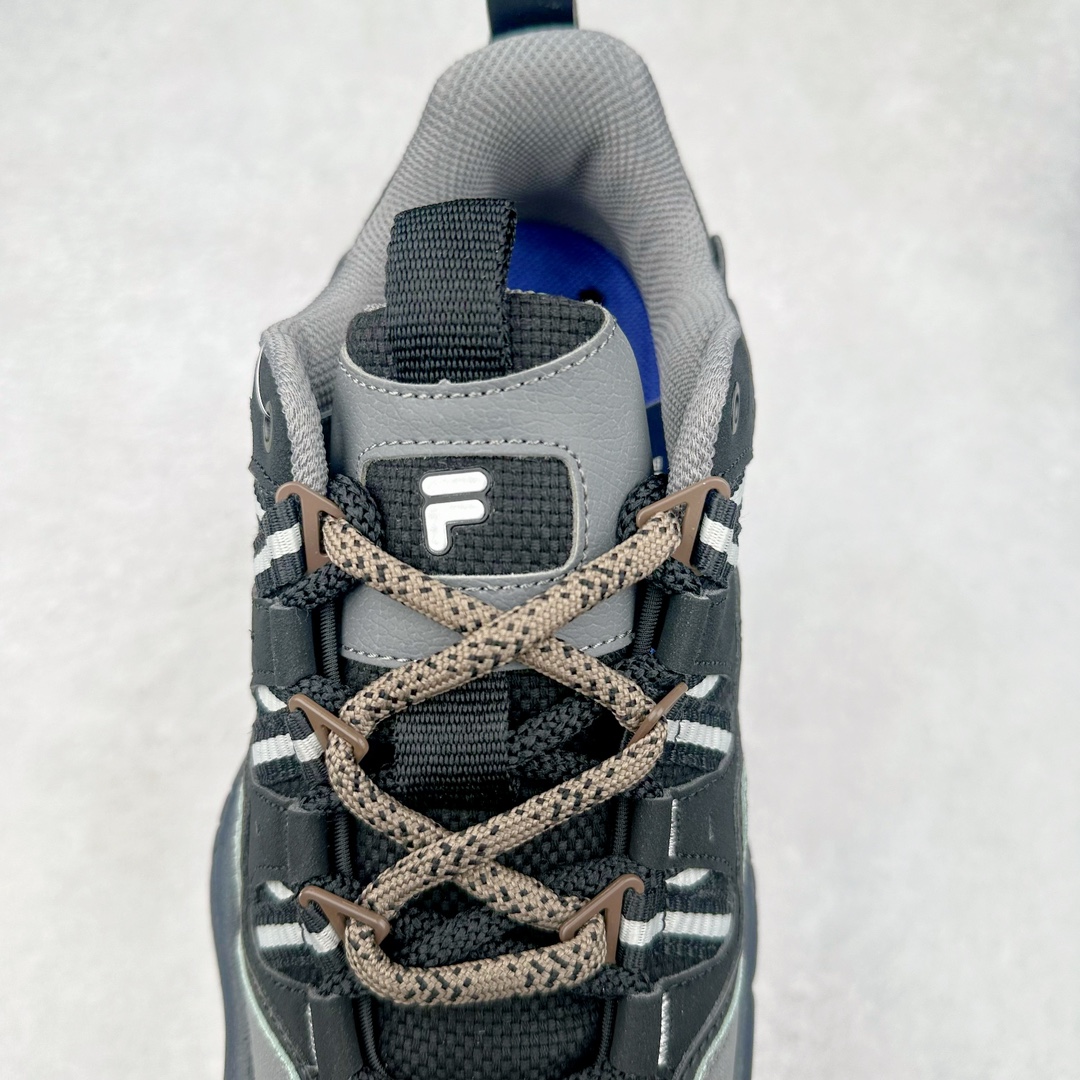 图片[5]-斐乐FILA FUSION QD96 熔岩系列老爹风增高复古中性休闲运动慢跑鞋 #原楦原纸版数据开发#采用纤维皮革饰片拼接透气网布材质#独立发泡EVA中底+耐磨橡胶外底，明显增高4.5CM 尺码：36 36.5 37.5 38 38.5 39 40-选品中心