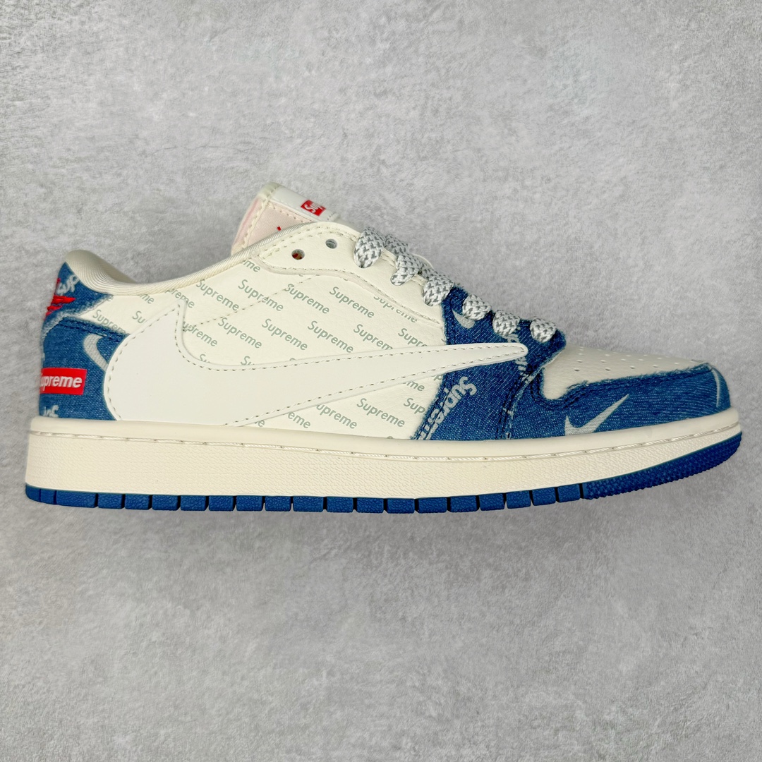 TS x Air Jordan AJ1 Low 倒钩低帮联名定制配色 LJ5188-001 原厂内置气垫魔块 A模大底 头层小牛皮 鞋舌AJ原厂专用牛津布+AJ专用反口珍珠布+原厂无杂质高弹内里海棉+特殊封边弹力鞋带 尺码：36 36.5 37.5 38 38.5 39 40 40.5 41 42 42.5 43 44 44.5 45 46 47.5-选品中心