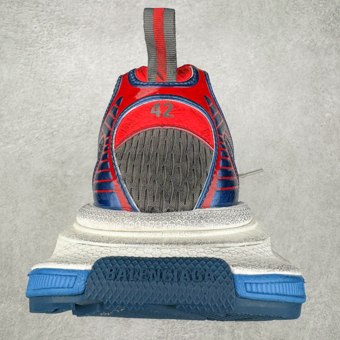 图片[8]-＃总裁 BALENCIAGA 3XL Sneakers 巴黎世家十代网布系带低帮走秀复古老爹鞋 全套原纸板楦头开发 最原汁原味的灵魂版型 全鞋荧光划线卡点 胶水把控整洁度追求极致完美 每一双都是工艺品 多重QC质检 超越公司货的品控标准 实实在在的免检产品 原盒原配 正确字体电绣 粗细、位置、大小正确 侧边TPU 透气孔匹配意产原版 正确分离大底 TPU软底 原版一致大底LOGO 立体感十足 原厂皮料水洗做旧 采购原厂网纱 不含皮革 网布材料和聚氨酯 磨损效果 鞋头边缘和后帮 Balenciaga 徽标 鞋面和后跟凸印尺码 鞋舌 3XL 橡胶品牌标识和反光细节 鞋帮拉袢和鞋舌拉祥 配反光细节 备用鞋带在鞋履前侧 可在穿着前取下 便于不同造型搭配 偏大一码 尺码：35 36 37 38 39 40 41 42 43 44 45-选品中心