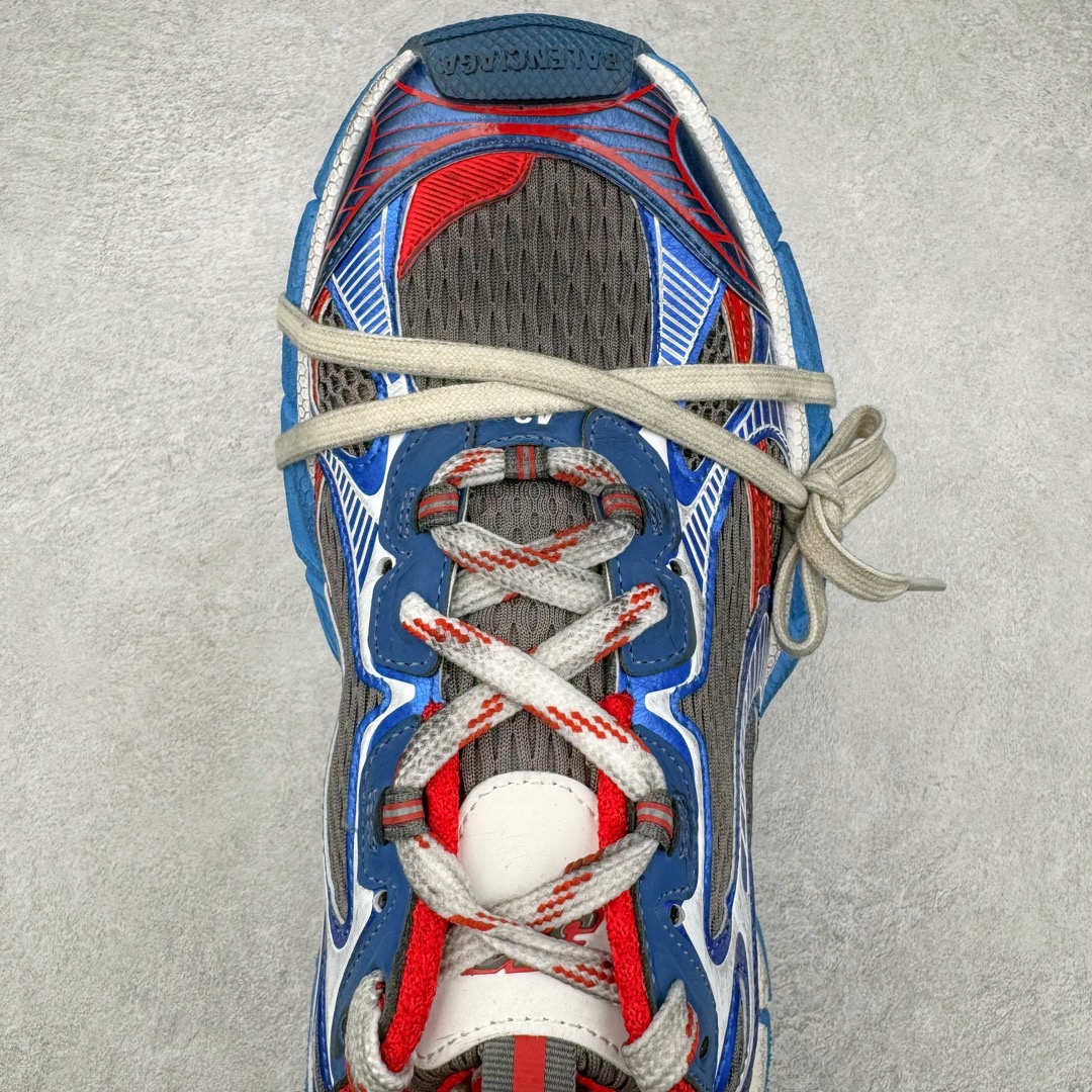 图片[4]-＃总裁 BALENCIAGA 3XL Sneakers 巴黎世家十代网布系带低帮走秀复古老爹鞋 全套原纸板楦头开发 最原汁原味的灵魂版型 全鞋荧光划线卡点 胶水把控整洁度追求极致完美 每一双都是工艺品 多重QC质检 超越公司货的品控标准 实实在在的免检产品 原盒原配 正确字体电绣 粗细、位置、大小正确 侧边TPU 透气孔匹配意产原版 正确分离大底 TPU软底 原版一致大底LOGO 立体感十足 原厂皮料水洗做旧 采购原厂网纱 不含皮革 网布材料和聚氨酯 磨损效果 鞋头边缘和后帮 Balenciaga 徽标 鞋面和后跟凸印尺码 鞋舌 3XL 橡胶品牌标识和反光细节 鞋帮拉袢和鞋舌拉祥 配反光细节 备用鞋带在鞋履前侧 可在穿着前取下 便于不同造型搭配 偏大一码 尺码：35 36 37 38 39 40 41 42 43 44 45-选品中心