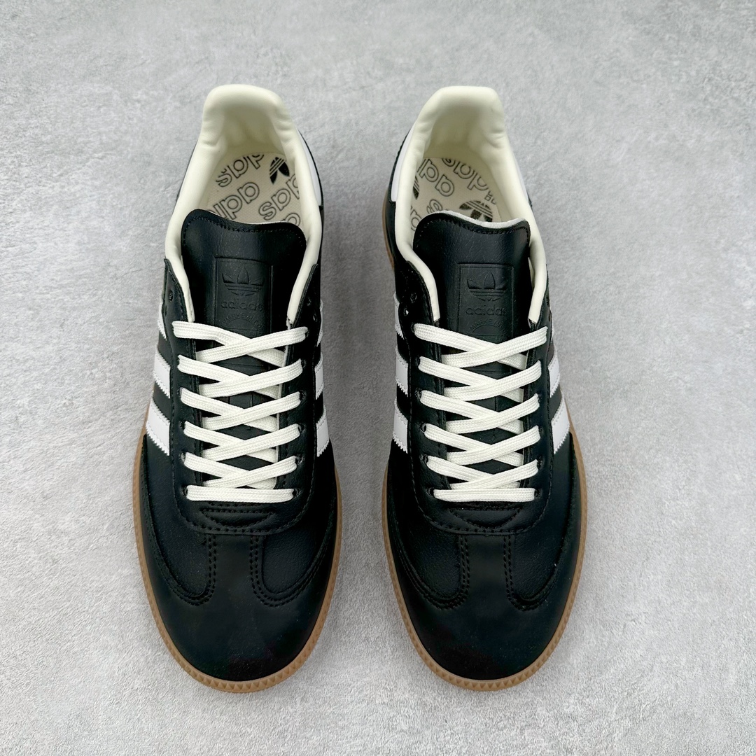 图片[2]-AD Original Samba OG 复古经典轻便板鞋 IG6836 这款桑巴鞋展示了高质量的工艺 带有装饰的超锁缝制和无缝的手感 柔软、柔软的皮革造型和标志性的3条纹完成了精致的外观 正规合身鞋带 鞋面上有绒面鞋垫 橡胶鞋底 享受正畸套筒软感 自50年代首次亮相以来就一直在赢得粉丝的青睐 尺码：36 36.5 37.5 38 38.5 39 40 40.5 41 42 42.5 43 44 44.5 45-选品中心