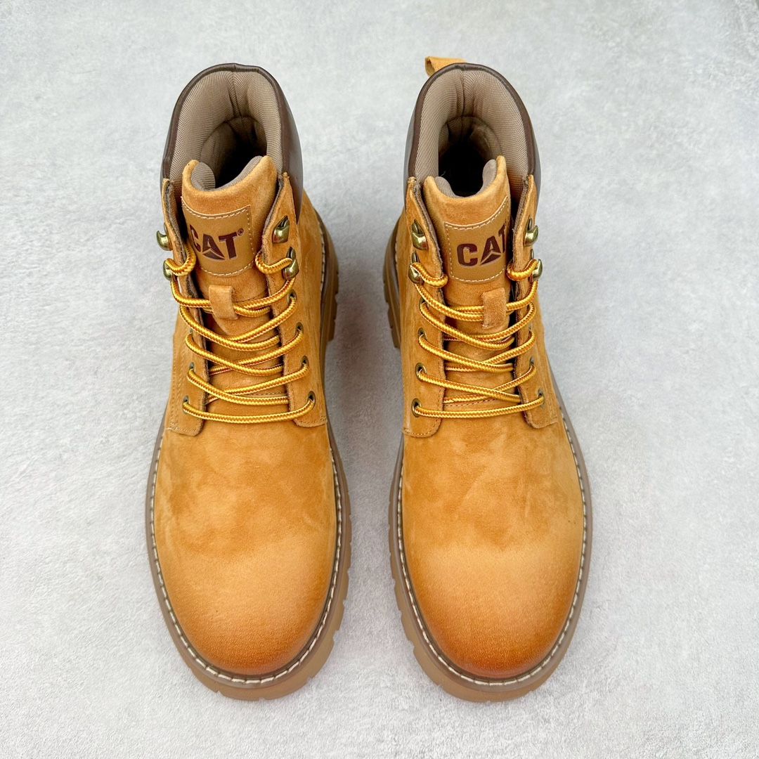 图片[2]-＃特价福利 CAT卡特 硬汉推土机品牌经典百搭户外休闲大黄靴系列 广东大厂品质 24ss秋冬新款 常年主打 时尚潮流搭配 面料釆用意大利进口磨砂牛皮 全鞋真牛皮材料 大底到五金都是代工厂原材料制作 好货不杀猪 首单质量严格把控 全套官网统一包装 今年冬季防寒户外专用 日常随意搭配 型男必备 尺码：38 39 40 41 42 43 44 (偏大一码)-选品中心