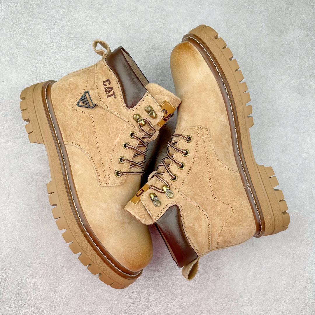 图片[3]-＃特价福利 CAT卡特 硬汉推土机品牌经典百搭户外休闲大黄靴系列 广东大厂品质 24ss秋冬新款 常年主打 时尚潮流搭配 面料釆用意大利进口磨砂牛皮 全鞋真牛皮材料 大底到五金都是代工厂原材料制作 好货不杀猪 首单质量严格把控 全套官网统一包装 今年冬季防寒户外专用 日常随意搭配 型男必备 尺码：38 39 40 41 42 43 44 (偏大一码)-选品中心