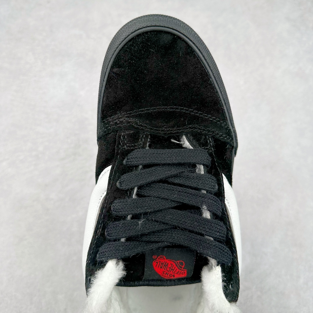 图片[4]-Vans Knu Skool 百搭休闲防滑减震低帮黑武士加绒款面包鞋 货号：VN0009QCBMA 尺码：35 36 36.5 37 38 38.5 39 40 40.5 41 42 42.5 43 44 45 工艺：硫化1：1（重量1：1、真标、原钢印、材质标、鞋型标、合格证）-选品中心