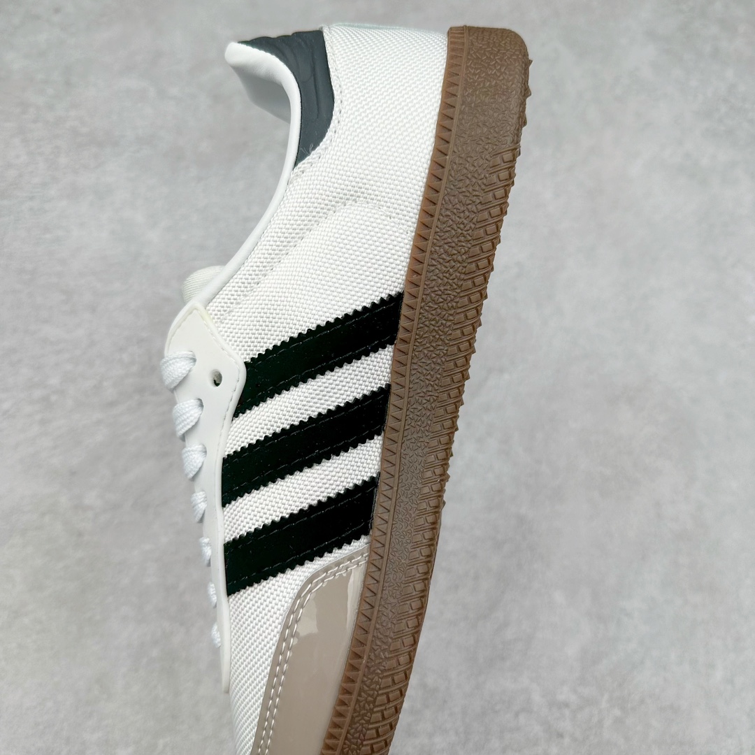 图片[7]-AD Original Samba OG 复古经典轻便板鞋 IE0168 这款桑巴鞋展示了高质量的工艺 带有装饰的超锁缝制和无缝的手感 柔软、柔软的皮革造型和标志性的3条纹完成了精致的外观 正规合身鞋带 鞋面上有绒面鞋垫 橡胶鞋底 享受正畸套筒软感 自50年代首次亮相以来就一直在赢得粉丝的青睐 尺码：36 36.5 37.5 38 38.5 39 40 40.5 41 42 42.5 43 44 44.5 45-选品中心