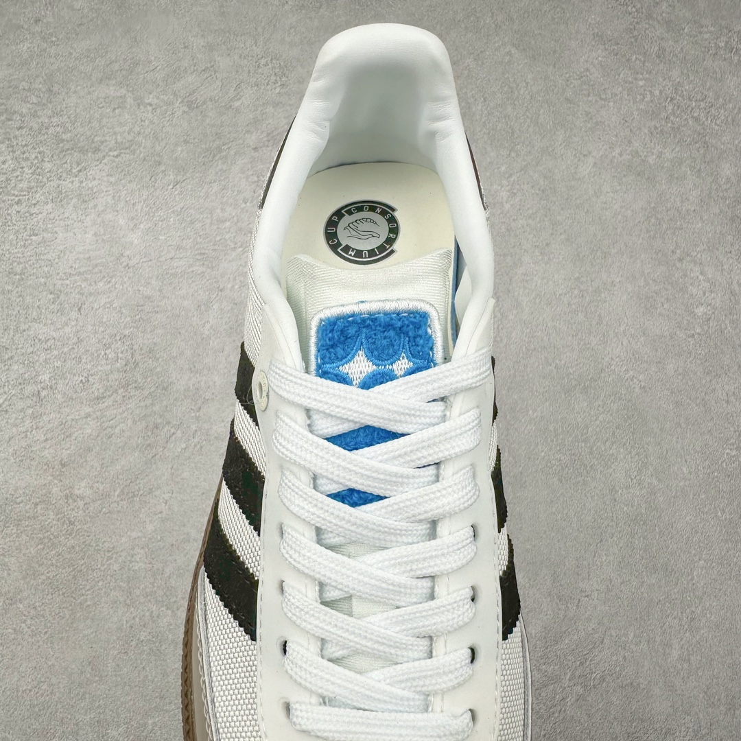 图片[5]-AD Original Samba OG 复古经典轻便板鞋 IE0168 这款桑巴鞋展示了高质量的工艺 带有装饰的超锁缝制和无缝的手感 柔软、柔软的皮革造型和标志性的3条纹完成了精致的外观 正规合身鞋带 鞋面上有绒面鞋垫 橡胶鞋底 享受正畸套筒软感 自50年代首次亮相以来就一直在赢得粉丝的青睐 尺码：36 36.5 37.5 38 38.5 39 40 40.5 41 42 42.5 43 44 44.5 45-选品中心