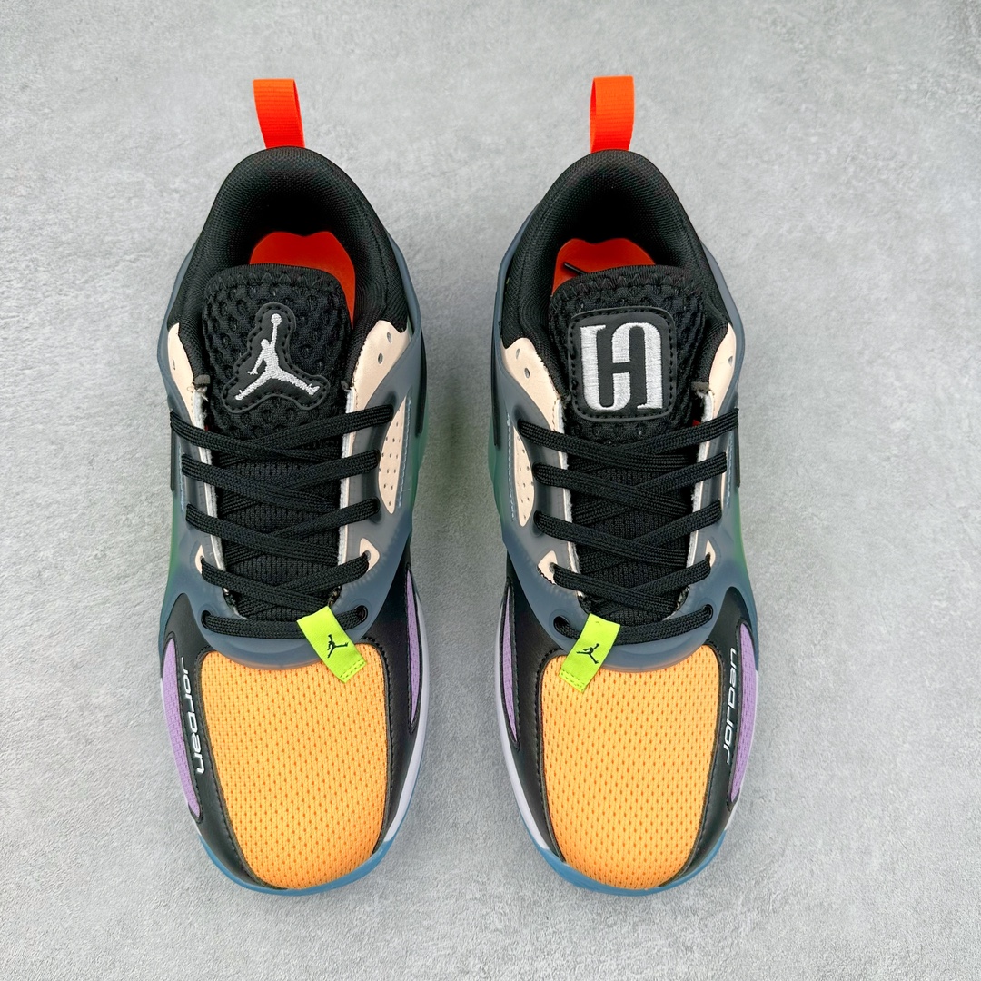 图片[2]-Jordan Heir 1.0 继承者一代 减震防滑耐磨 低帮 篮球鞋 黄蓝紫 FQ3858-006 尺码：36 36.5 37.5 38 38.5 39 40 40.5 41 42 42.5 43 44 44.5 45 46-选品中心