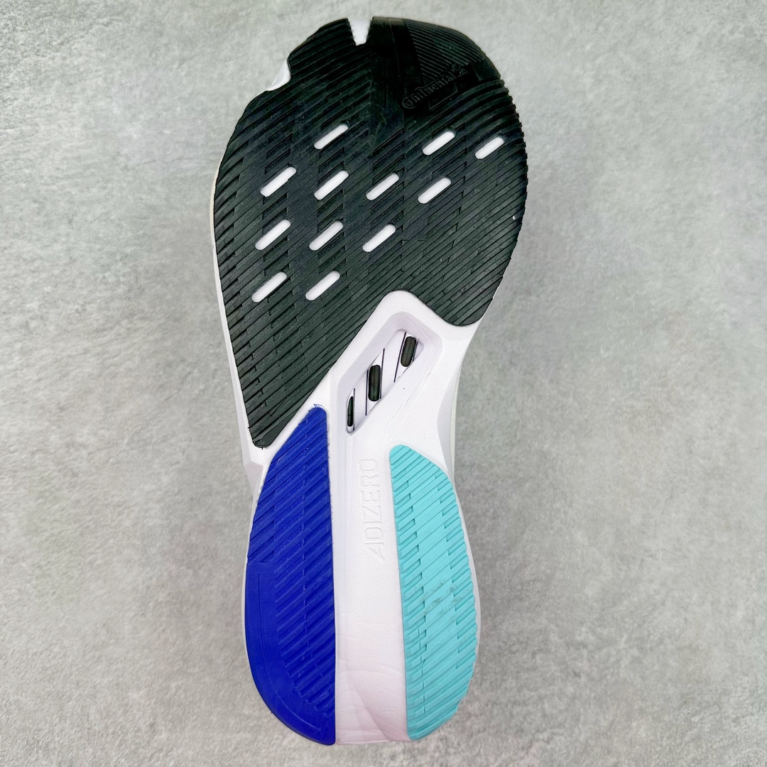 图片[9]-AD Adizero Boston 12 波士顿夏季透气网眼竞速跑鞋 延续爪型玻璃纤维推进系统 进化为全掌式的ENERGY RODS 2.0 从脚跟到脚趾的一体成形设计 强化整体推进力 提升速度表现 升级透气鞋面更具支撑性 利用ENGINEERED MESH技术进行不同密度织纹 强化支撑性 更使用50%以上的回收材料製成 减低塑料浪费 此外变薄的鞋舌为前掌提供更多空间 提供跑者更好的穿着感受 马牌轮胎大底耐磨性佳 大底全掌采用耐磨的Continental马牌轮胎大底 在各种环境下保有良好抓地力 货号：JR2731 尺码：36 36.5 37 38 38.5 39 40 40.5 41 42 42.5 43 44 44.5 45-选品中心