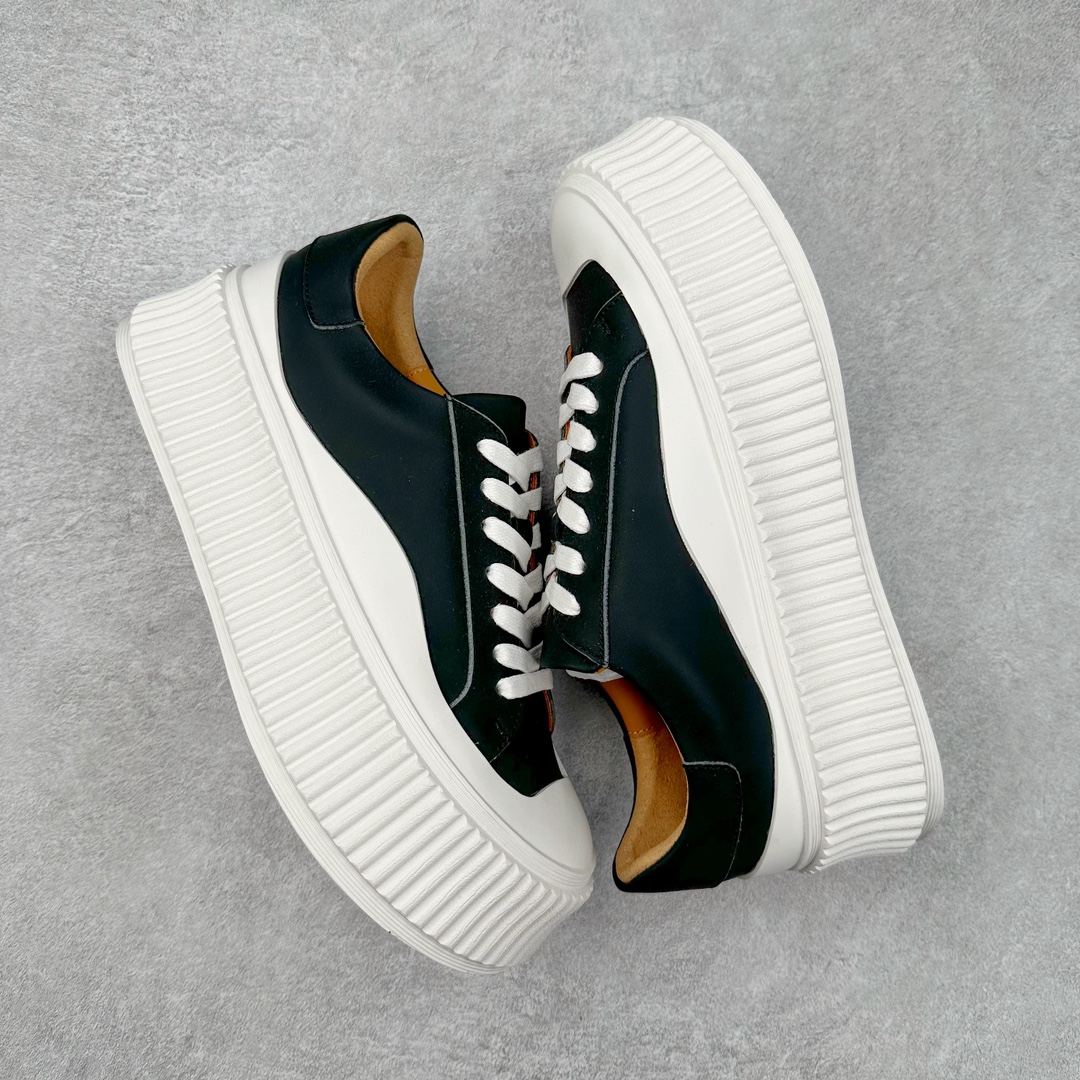 图片[3]-JIL SANDER 吉尔桑德厚底松糕瓦楞鞋 鞋面采用纯进口牛皮 垫脚为水染牛皮 棕色麂皮内里凸显整双鞋的高级感 真材实料打造最强厚底松糕鞋 进口橡胶大底 防滑 防磨损 鞋子不会臃肿笨重 脚感非常柔软 舒服 简直不要太好了 并且增高5CM 可谓是不满身高的朋友们必入单品 尺码：35 36 37 38 39 40 41 42 43 44-选品中心