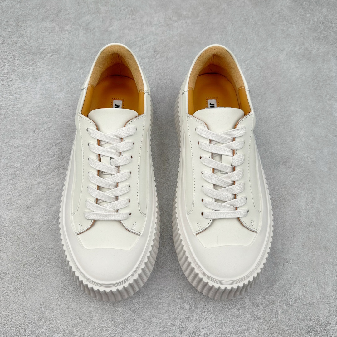 图片[2]-JIL SANDER 吉尔桑德厚底松糕瓦楞鞋 鞋面采用纯进口牛皮 垫脚为水染牛皮 棕色麂皮内里凸显整双鞋的高级感 真材实料打造最强厚底松糕鞋 进口橡胶大底 防滑 防磨损 鞋子不会臃肿笨重 脚感非常柔软 舒服 简直不要太好了 并且增高5CM 可谓是不满身高的朋友们必入单品 尺码：35 36 37 38 39 40 41 42 43 44-选品中心