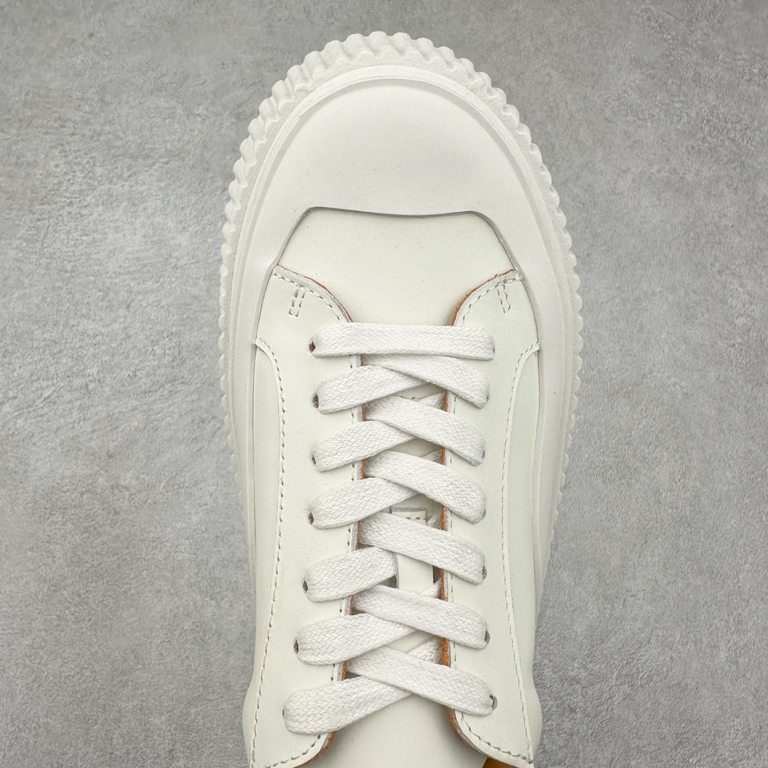 图片[4]-JIL SANDER 吉尔桑德厚底松糕瓦楞鞋 鞋面采用纯进口牛皮 垫脚为水染牛皮 棕色麂皮内里凸显整双鞋的高级感 真材实料打造最强厚底松糕鞋 进口橡胶大底 防滑 防磨损 鞋子不会臃肿笨重 脚感非常柔软 舒服 简直不要太好了 并且增高5CM 可谓是不满身高的朋友们必入单品 尺码：35 36 37 38 39 40 41 42 43 44-选品中心