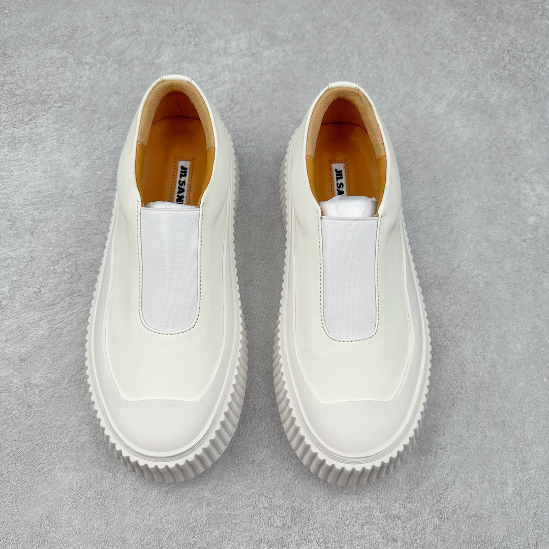 图片[2]-JIL SANDER 吉尔桑德厚底松糕瓦楞鞋 鞋面采用纯进口牛皮 垫脚为水染牛皮 棕色麂皮内里凸显整双鞋的高级感 真材实料打造最强厚底松糕鞋 进口橡胶大底 防滑 防磨损 鞋子不会臃肿笨重 脚感非常柔软 舒服 简直不要太好了 并且增高5CM 可谓是不满身高的朋友们必入单品 尺码：35 36 37 38 39 40 41 42 43 44-选品中心