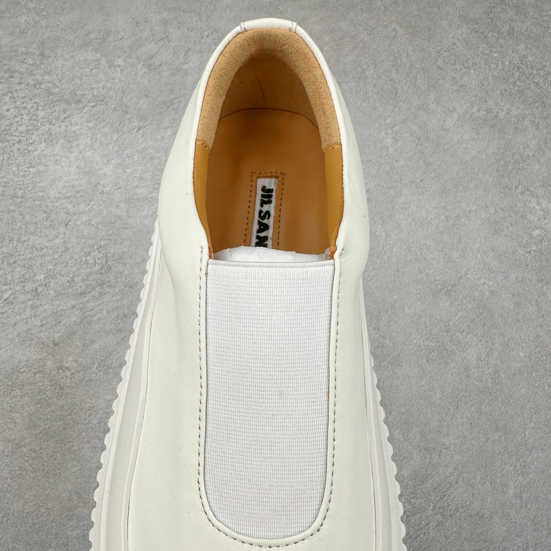 图片[5]-JIL SANDER 吉尔桑德厚底松糕瓦楞鞋 鞋面采用纯进口牛皮 垫脚为水染牛皮 棕色麂皮内里凸显整双鞋的高级感 真材实料打造最强厚底松糕鞋 进口橡胶大底 防滑 防磨损 鞋子不会臃肿笨重 脚感非常柔软 舒服 简直不要太好了 并且增高5CM 可谓是不满身高的朋友们必入单品 尺码：35 36 37 38 39 40 41 42 43 44-选品中心