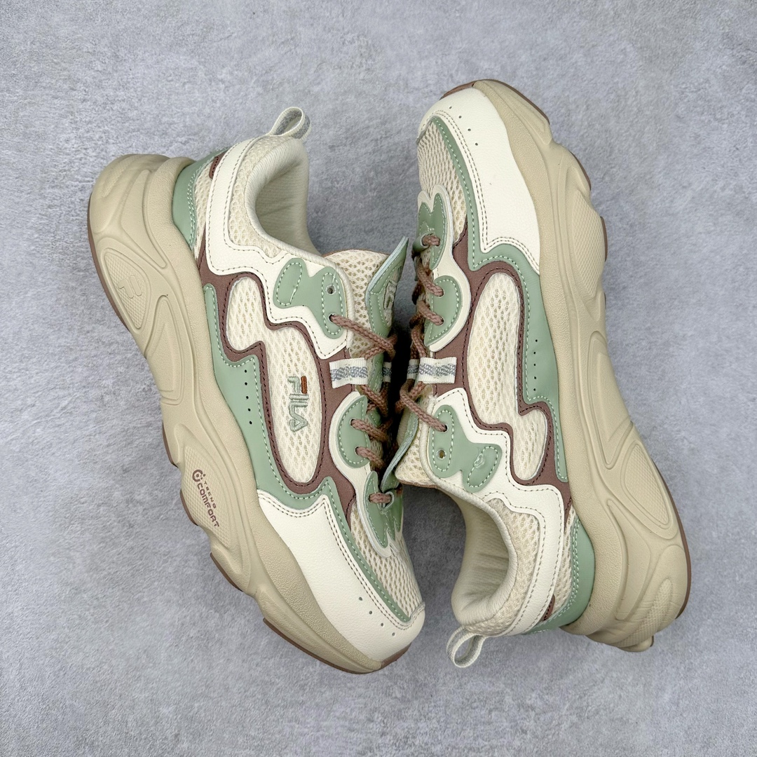 图片[3]-FILA SKIIPPER 斐乐火星2.0减震防滑网面老爹鞋 复古风重现 原鞋开版定制 正品同步鞋材 皮革拼接麂皮 搭配透气网布 主打复古潮流 白粉紫撞色设计 视觉冲击十足 超厚EVA软底设计 轻量舒适脚感 附带内增高效果 妥妥仙女款 完美上脚体验 女神必入单品 强烈推荐 尺码：35.5 36 36.5 37.5 38 38.5 39 40 40.5 41 42 42.5 43 44 44.5 45 45.5-选品中心