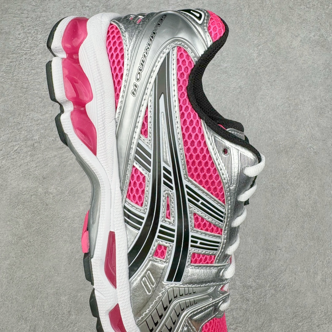 图片[6]-＃ZC总裁 Asics Gel-Kayano K14 亚瑟士系列复古舒适织物合成革减震防滑耐磨低帮休闲跑步鞋 市场顶级版本 原装纸板楦头开发 独家私模五层组合大底 原厂定制缓震硅胶加持 原盒原配 官方四联吊牌 一比一同步原鞋工艺和用料 鞋面原厂“三明治”多层网布 区别其他同价版本 鞋垫采用原厂OrthoLite欧索莱材质 非普通海玻璃鞋垫 后跟一样采用了GEL缓震胶 整体系列设计非常的科技感 锻炼跑步的同时让你一样时尚百搭 尺码：36 37 37.5 38 39 39.5 40 40.5 41.5 42 42.5 43.5 44 44.5 45 46-选品中心