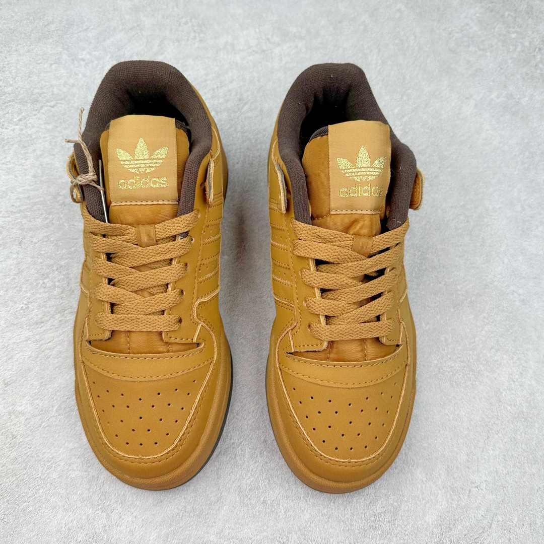 图片[2]-AD Forum 84 Low OG 低帮百搭潮流休闲运动板鞋 ID0989 以复古篮球鞋的外形为基础 采用皮革拼接 简约百搭 更加贴合舒适 中底内侧网格造型起到点睛之笔 外底橡胶 更显复古 尺码：36 36.5 37.5 38 38.5 39 40 40.5 41 42 42.5 43 44 44.5 45-选品中心