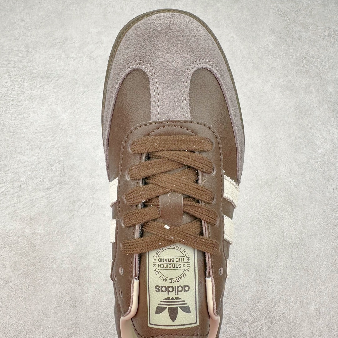 图片[4]-AD Original Samba OG 复古经典轻便板鞋 ID1481 这款桑巴鞋展示了高质量的工艺 带有装饰的超锁缝制和无缝的手感 柔软、柔软的皮革造型和标志性的3条纹完成了精致的外观 正规合身鞋带 鞋面上有绒面鞋垫 橡胶鞋底 享受正畸套筒软感 自50年代首次亮相以来就一直在赢得粉丝的青睐 尺码：36 36.5 37.5 38 38.5 39 40 40.5 41 42 42.5 43 44 44.5 45-选品中心