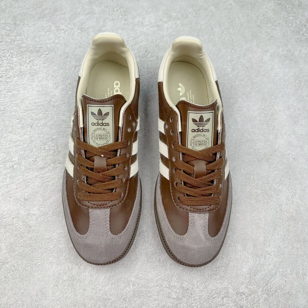 图片[2]-AD Original Samba OG 复古经典轻便板鞋 ID1481 这款桑巴鞋展示了高质量的工艺 带有装饰的超锁缝制和无缝的手感 柔软、柔软的皮革造型和标志性的3条纹完成了精致的外观 正规合身鞋带 鞋面上有绒面鞋垫 橡胶鞋底 享受正畸套筒软感 自50年代首次亮相以来就一直在赢得粉丝的青睐 尺码：36 36.5 37.5 38 38.5 39 40 40.5 41 42 42.5 43 44 44.5 45-选品中心