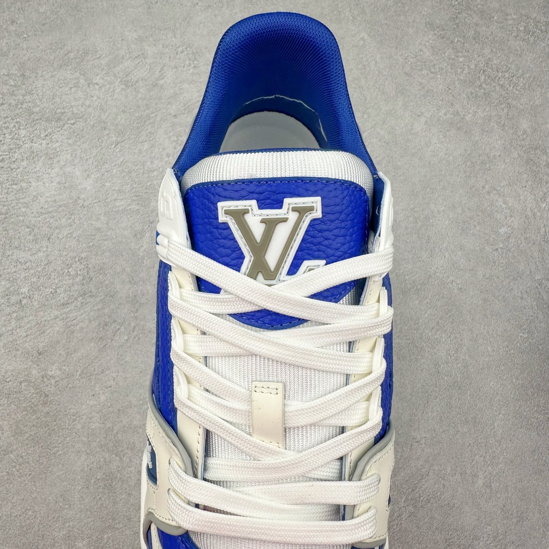 图片[5]-＃K纯原 Louis Vuitton Trainer lv时装走秀运动鞋 市场所有版本中综合最强的货品 GD实力大厂出品 全网最全配色更新最快 最成熟的做工稳定的品控 完美鞋型超高的清洁度 零毛边线头瑕疵 全套原楦原纸版原鞋开模 全网最具灵魂的版型 正确原装黄色鞋盒 正确中底印花 鞋面印花3D高频深度立体 全鞋电脑针车 紧密相连 针距密度一致 环保乳胶注塑鞋垫 厚度脚感还原原版 皮面裁剪部位 统一油边封口工艺 原装橡胶大底含胶量大底组合零偏差 专柜全套包装 防尘袋 说明书 质保卡 男女鞋 尺码：35 36 37 38 39 40 41 42 43 44 45-选品中心