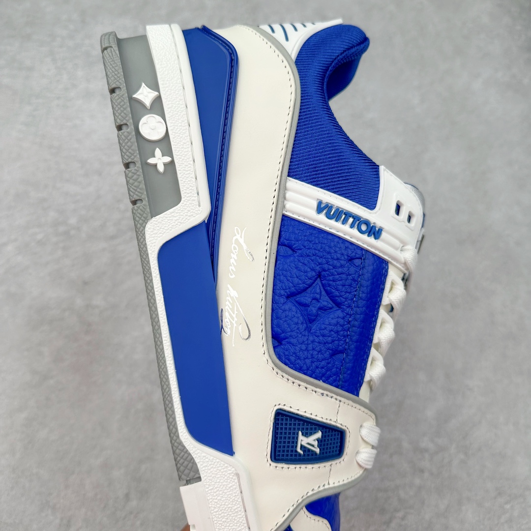 图片[6]-＃K纯原 Louis Vuitton Trainer lv时装走秀运动鞋 市场所有版本中综合最强的货品 GD实力大厂出品 全网最全配色更新最快 最成熟的做工稳定的品控 完美鞋型超高的清洁度 零毛边线头瑕疵 全套原楦原纸版原鞋开模 全网最具灵魂的版型 正确原装黄色鞋盒 正确中底印花 鞋面印花3D高频深度立体 全鞋电脑针车 紧密相连 针距密度一致 环保乳胶注塑鞋垫 厚度脚感还原原版 皮面裁剪部位 统一油边封口工艺 原装橡胶大底含胶量大底组合零偏差 专柜全套包装 防尘袋 说明书 质保卡 男女鞋 尺码：35 36 37 38 39 40 41 42 43 44 45-选品中心