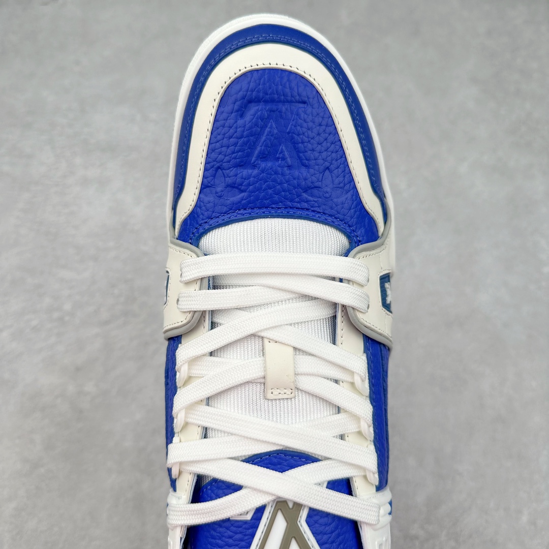 图片[4]-＃K纯原 Louis Vuitton Trainer lv时装走秀运动鞋 市场所有版本中综合最强的货品 GD实力大厂出品 全网最全配色更新最快 最成熟的做工稳定的品控 完美鞋型超高的清洁度 零毛边线头瑕疵 全套原楦原纸版原鞋开模 全网最具灵魂的版型 正确原装黄色鞋盒 正确中底印花 鞋面印花3D高频深度立体 全鞋电脑针车 紧密相连 针距密度一致 环保乳胶注塑鞋垫 厚度脚感还原原版 皮面裁剪部位 统一油边封口工艺 原装橡胶大底含胶量大底组合零偏差 专柜全套包装 防尘袋 说明书 质保卡 男女鞋 尺码：35 36 37 38 39 40 41 42 43 44 45-选品中心