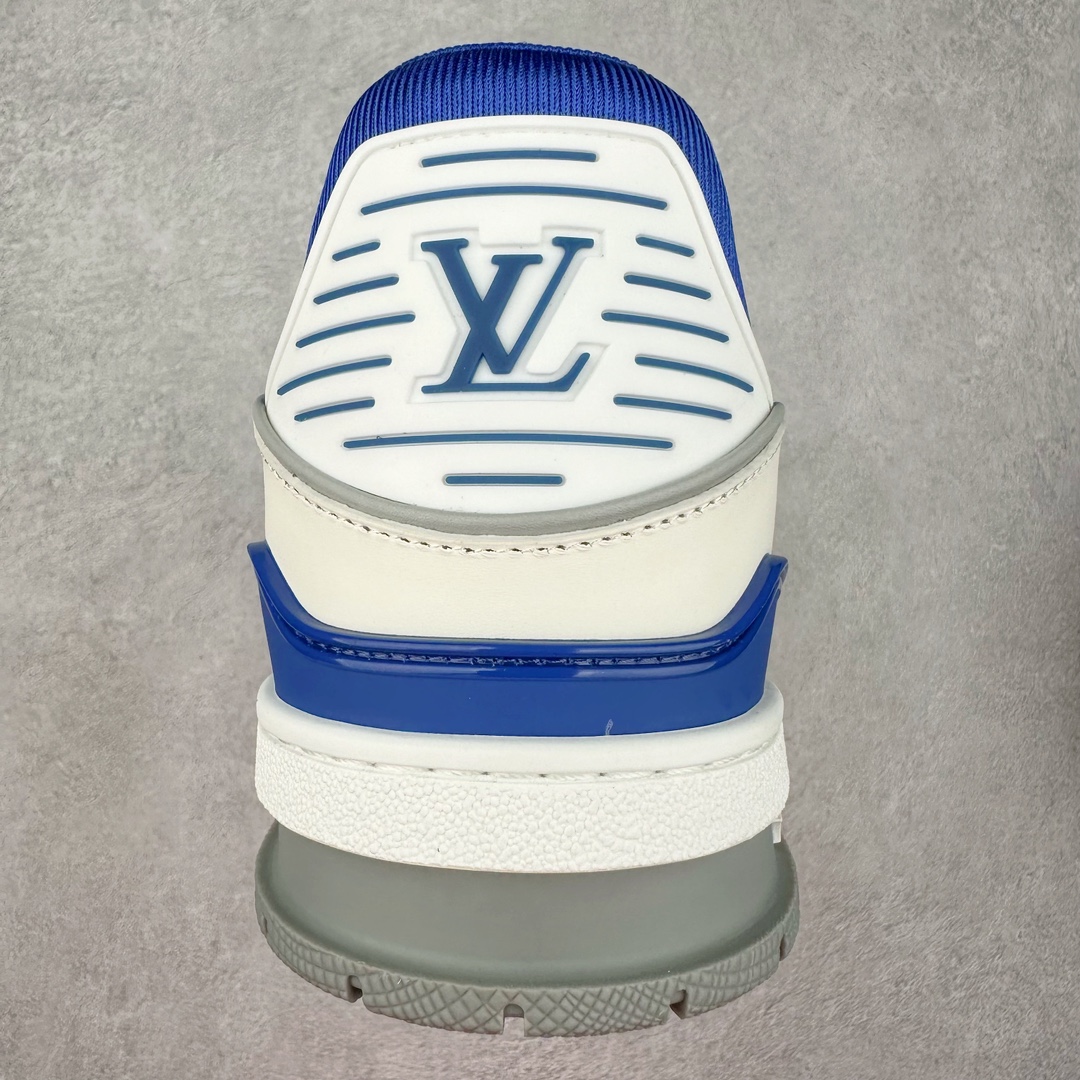 图片[8]-＃K纯原 Louis Vuitton Trainer lv时装走秀运动鞋 市场所有版本中综合最强的货品 GD实力大厂出品 全网最全配色更新最快 最成熟的做工稳定的品控 完美鞋型超高的清洁度 零毛边线头瑕疵 全套原楦原纸版原鞋开模 全网最具灵魂的版型 正确原装黄色鞋盒 正确中底印花 鞋面印花3D高频深度立体 全鞋电脑针车 紧密相连 针距密度一致 环保乳胶注塑鞋垫 厚度脚感还原原版 皮面裁剪部位 统一油边封口工艺 原装橡胶大底含胶量大底组合零偏差 专柜全套包装 防尘袋 说明书 质保卡 男女鞋 尺码：35 36 37 38 39 40 41 42 43 44 45-选品中心