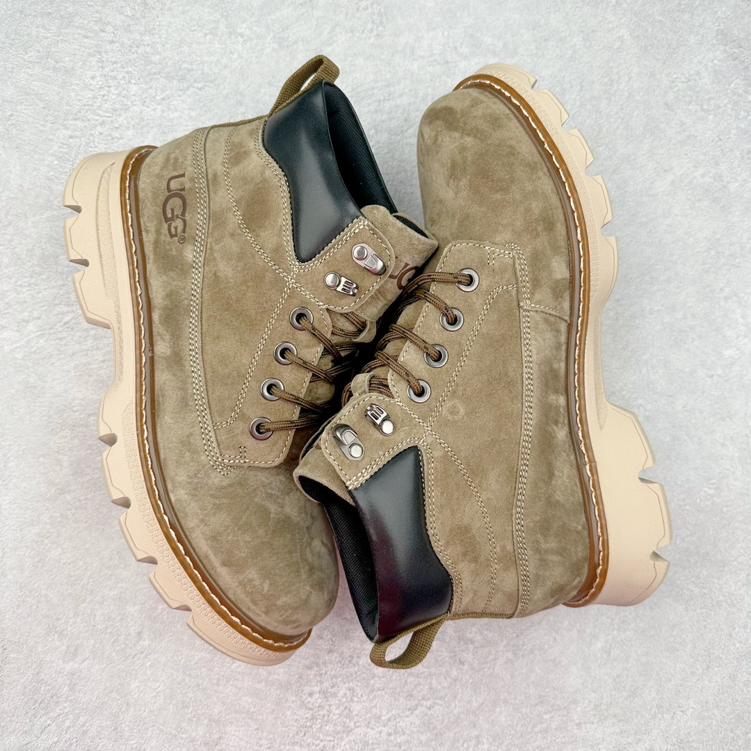 图片[3]-UGG 2024秋冬新品男士中帮休闲马丁靴系列 #广东大厂品质 24ss秋冬新款 时尚潮流搭配 面料釆用意大利进口磨砂牛皮 全鞋真牛皮材料 大底到五金都是代工厂原材料制作 好货不杀猪 首单质量严格把控 全套官网统一包装 今年冬季防寒户外专用产品 日常随意搭配 型男必备‼美国轻奢品牌【UGG】Tasman Weather Hybrid 塔斯曼混合系列中帮轻量休闲马丁靴“ 尺码：39-44（比运动鞋大一码）-选品中心