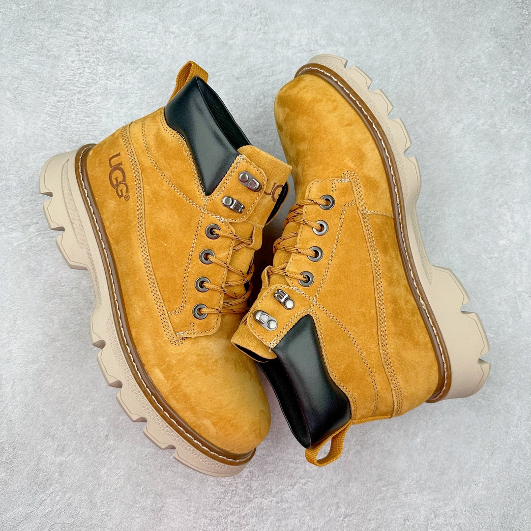 图片[3]-UGG 2024秋冬新品男士中帮休闲马丁靴系列 #广东大厂品质 24ss秋冬新款 时尚潮流搭配 面料釆用意大利进口磨砂牛皮 全鞋真牛皮材料 大底到五金都是代工厂原材料制作 好货不杀猪 首单质量严格把控 全套官网统一包装 今年冬季防寒户外专用产品 日常随意搭配 型男必备‼美国轻奢品牌【UGG】Tasman Weather Hybrid 塔斯曼混合系列中帮轻量休闲马丁靴“ 尺码：39-44（比运动鞋大一码）-选品中心