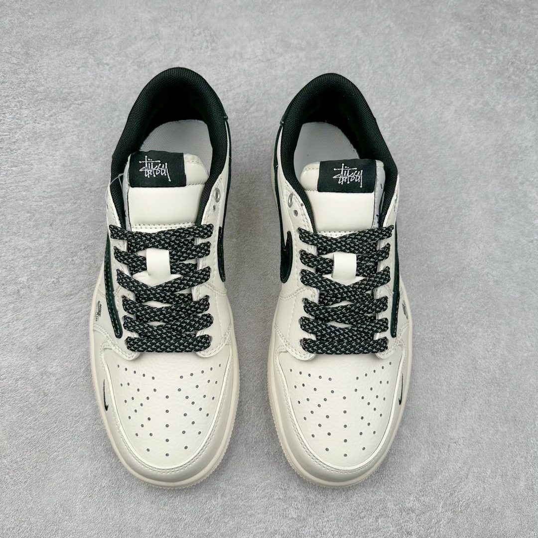 图片[2]-TS x Air Jordan AJ1 Low 倒钩低帮联名定制配色 SJ2068-129 原厂内置气垫魔块 A模大底 头层小牛皮 鞋舌AJ原厂专用牛津布+AJ专用反口珍珠布+原厂无杂质高弹内里海棉+特殊封边弹力鞋带 尺码：36 36.5 37.5 38 38.5 39 40 40.5 41 42 42.5 43 44 44.5 45 46 47.5-选品中心