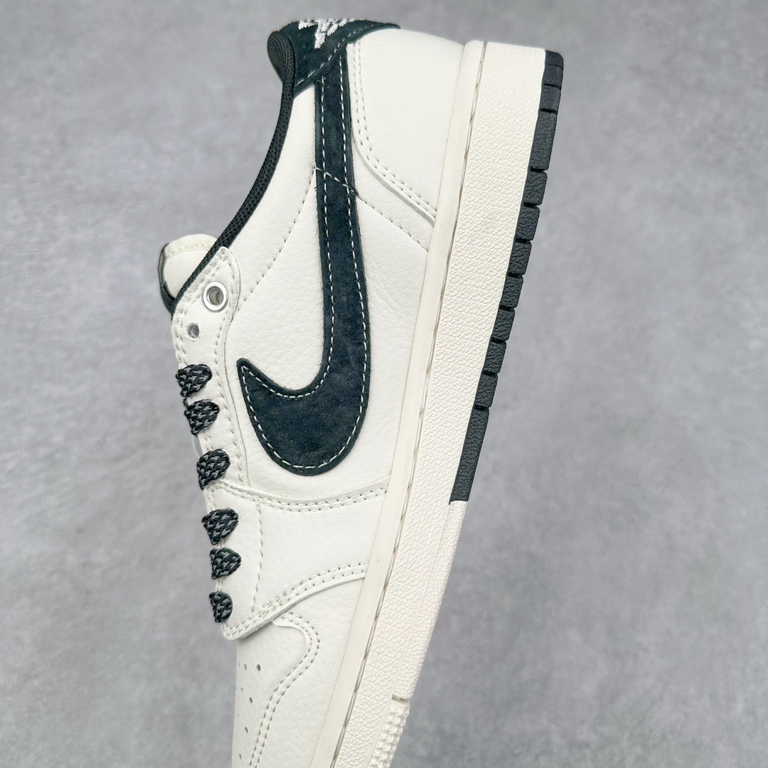 图片[7]-TS x Air Jordan AJ1 Low 倒钩低帮联名定制配色 SJ2068-129 原厂内置气垫魔块 A模大底 头层小牛皮 鞋舌AJ原厂专用牛津布+AJ专用反口珍珠布+原厂无杂质高弹内里海棉+特殊封边弹力鞋带 尺码：36 36.5 37.5 38 38.5 39 40 40.5 41 42 42.5 43 44 44.5 45 46 47.5-选品中心