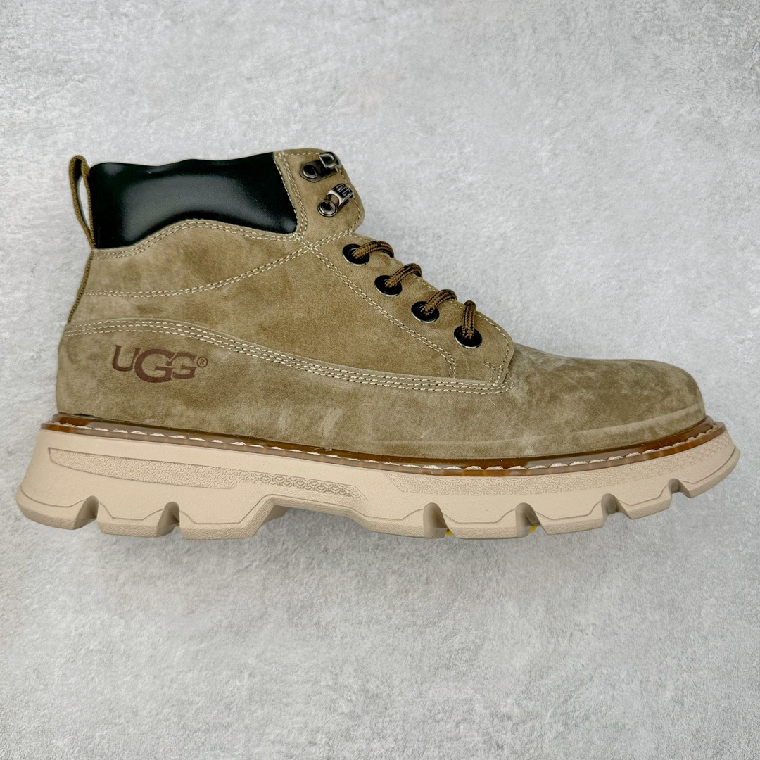 UGG 2024秋冬新品男士中帮休闲马丁靴系列 #广东大厂品质 24ss秋冬新款 时尚潮流搭配 面料釆用意大利进口磨砂牛皮 全鞋真牛皮材料 大底到五金都是代工厂原材料制作 好货不杀猪 首单质量严格把控 全套官网统一包装 今年冬季防寒户外专用产品 日常随意搭配 型男必备‼美国轻奢品牌【UGG】Tasman Weather Hybrid 塔斯曼混合系列中帮轻量休闲马丁靴“ 尺码：39-44（比运动鞋大一码）-选品中心