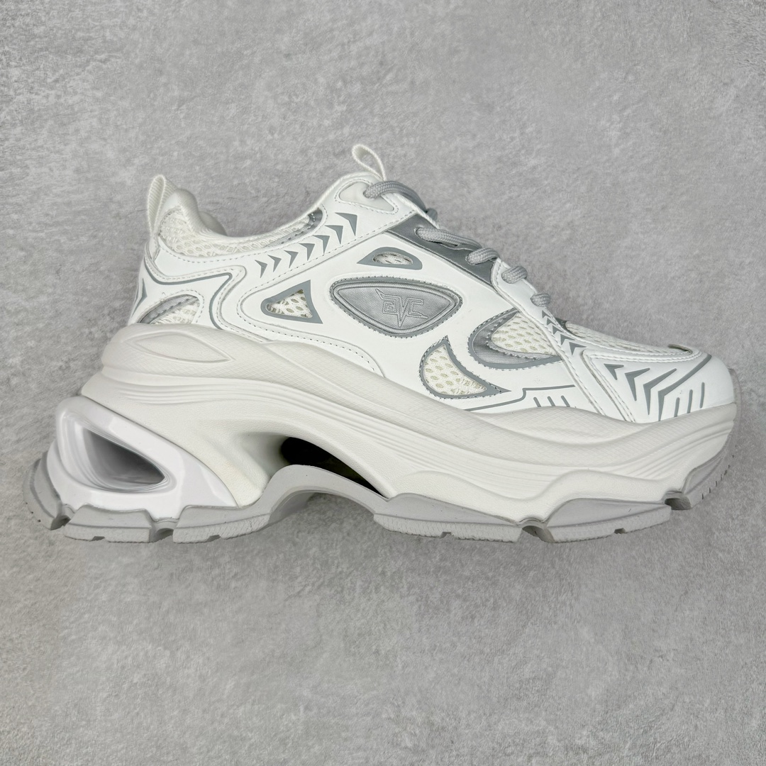 GG-CC Chunky Low白鹿同款独星球 2024新款GGCC低帮复古厚底增高老爹鞋 时髦look轻松定格 不费力展现率性氛围 原版正确大底 高档银盒 酷帅机能风不规则设计大底 8CM 增高厚底 大长腿既视感轻松拿捏 货号：G24X9833 尺码：35 36 37 38 39 40-选品中心