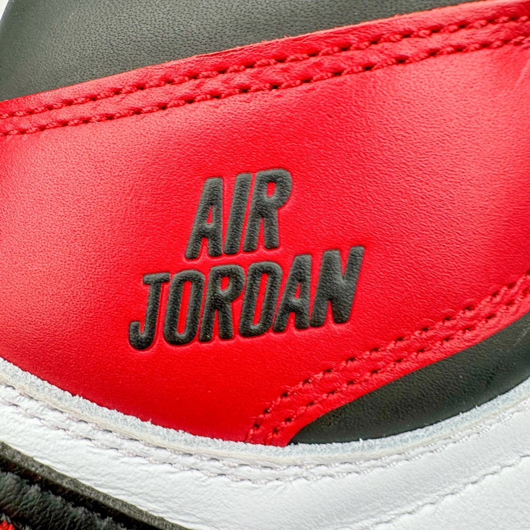 图片[15]-＃OG纯原 Air Jordan AJ1 Retro High 新黑脚趾2024 DZ5485-106 原盒原配 原厂拉帮工艺 针距密度一致 全新升级网板中底 原楦原纸板开发 后跟弧度收口自然不对折 极致一眼正品既视感 原厂皮料 进口玻璃冲刀皮料裁剪零毛边 承诺百分百一致原鞋 全鞋电脑针车工艺 鞋面清洁度最高QC检验标准 控制溢胶 飞翼3D高频深度立体 鞋盒、防尘纸 均采购来自原厂 尺码：36 36.5 37.5 38 38.5 39 40 40.5 41 42 42.5 43 44 44.5 45 46 47.5-选品中心