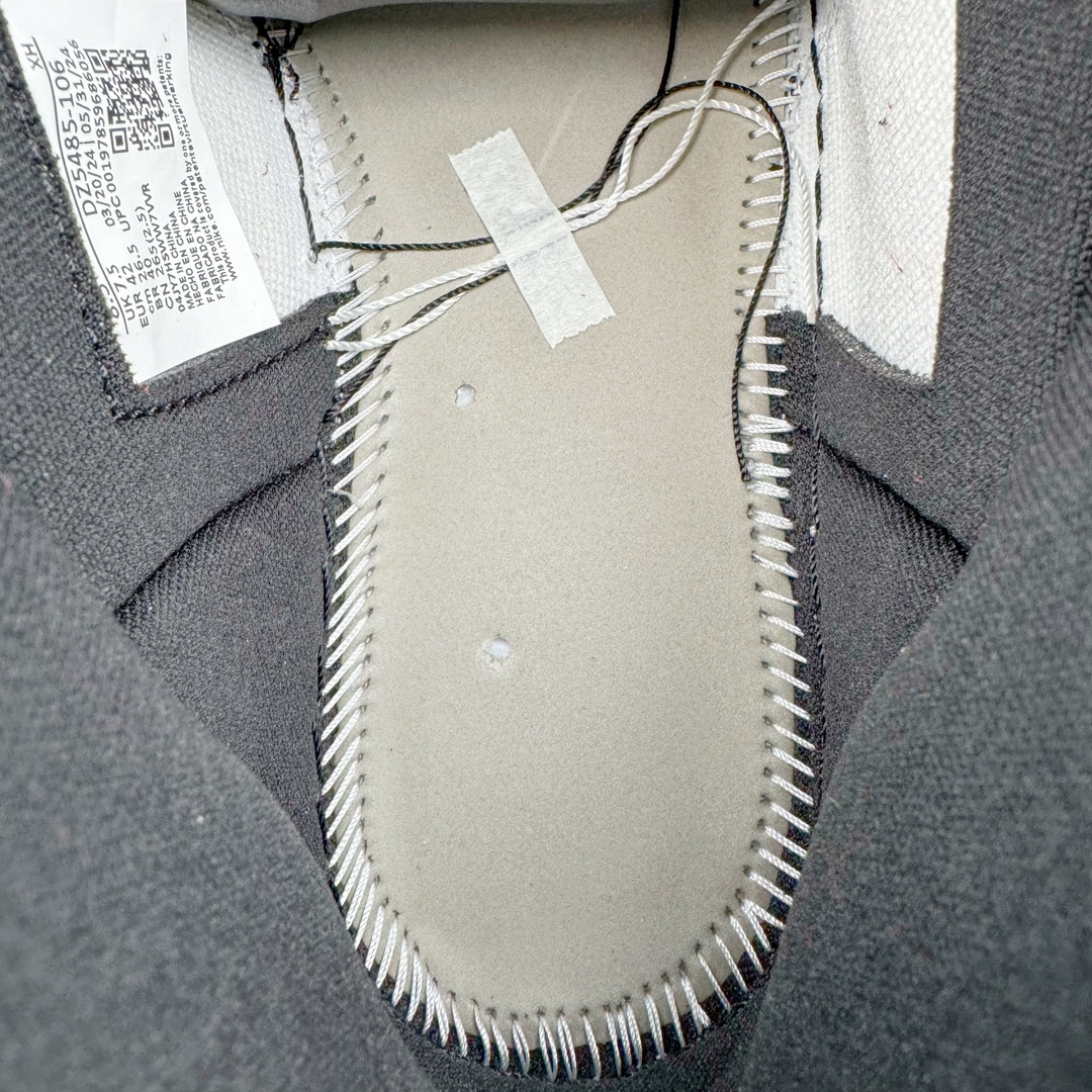 图片[10]-＃OG纯原 Air Jordan AJ1 Retro High 新黑脚趾2024 DZ5485-106 原盒原配 原厂拉帮工艺 针距密度一致 全新升级网板中底 原楦原纸板开发 后跟弧度收口自然不对折 极致一眼正品既视感 原厂皮料 进口玻璃冲刀皮料裁剪零毛边 承诺百分百一致原鞋 全鞋电脑针车工艺 鞋面清洁度最高QC检验标准 控制溢胶 飞翼3D高频深度立体 鞋盒、防尘纸 均采购来自原厂 尺码：36 36.5 37.5 38 38.5 39 40 40.5 41 42 42.5 43 44 44.5 45 46 47.5-选品中心