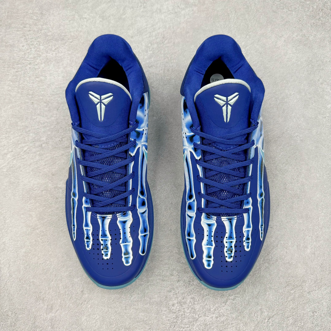 图片[2]-＃OG纯原 NK Zoom Kobe ZK5 科比5代 X-Ray 蓝色骨骼 HJ4303-400 Zoom Turbo气垫➕后掌EVA缓震 实战配置直接拉满 原楦纸板开发 鞋身流线型、后跟塑形 区分土肥圆 原档数据3D打印 鞋面细节匹配原版 全身鞋材卡料色独家定制 唯一正确喷漆SWOOSH NK专利Flyknit飞线科技，给予鞋身足够抗扭矩力 真实底模最大47.5 实战利器 专供海外市场 尺码：40 40.5 41 42 42.5 43 44 44.5 45 46 47.5 （脚宽、脚胖 建议买大半码）-选品中心