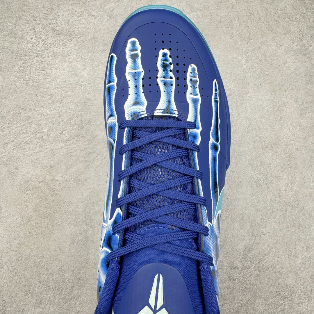 图片[4]-＃OG纯原 NK Zoom Kobe ZK5 科比5代 X-Ray 蓝色骨骼 HJ4303-400 Zoom Turbo气垫➕后掌EVA缓震 实战配置直接拉满 原楦纸板开发 鞋身流线型、后跟塑形 区分土肥圆 原档数据3D打印 鞋面细节匹配原版 全身鞋材卡料色独家定制 唯一正确喷漆SWOOSH NK专利Flyknit飞线科技，给予鞋身足够抗扭矩力 真实底模最大47.5 实战利器 专供海外市场 尺码：40 40.5 41 42 42.5 43 44 44.5 45 46 47.5 （脚宽、脚胖 建议买大半码）-选品中心