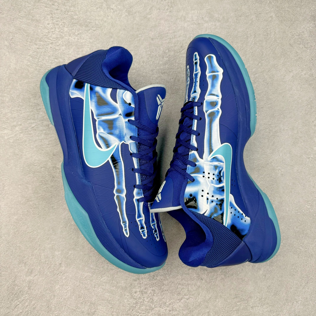 图片[3]-＃OG纯原 NK Zoom Kobe ZK5 科比5代 X-Ray 蓝色骨骼 HJ4303-400 Zoom Turbo气垫➕后掌EVA缓震 实战配置直接拉满 原楦纸板开发 鞋身流线型、后跟塑形 区分土肥圆 原档数据3D打印 鞋面细节匹配原版 全身鞋材卡料色独家定制 唯一正确喷漆SWOOSH NK专利Flyknit飞线科技，给予鞋身足够抗扭矩力 真实底模最大47.5 实战利器 专供海外市场 尺码：40 40.5 41 42 42.5 43 44 44.5 45 46 47.5 （脚宽、脚胖 建议买大半码）-选品中心