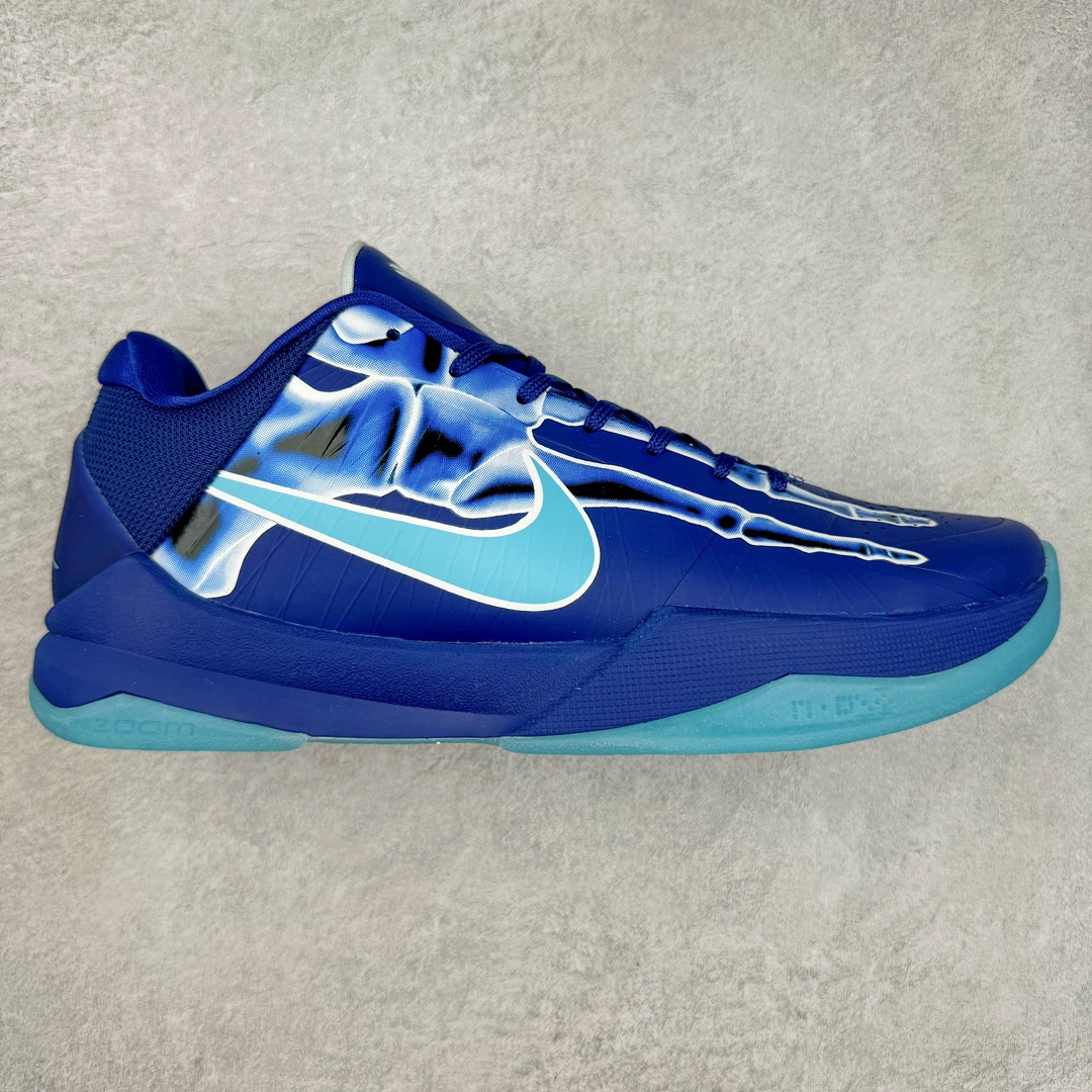 ＃OG纯原 NK Zoom Kobe ZK5 科比5代 X-Ray 蓝色骨骼 HJ4303-400 Zoom Turbo气垫➕后掌EVA缓震 实战配置直接拉满 原楦纸板开发 鞋身流线型、后跟塑形 区分土肥圆 原档数据3D打印 鞋面细节匹配原版 全身鞋材卡料色独家定制 唯一正确喷漆SWOOSH NK专利Flyknit飞线科技，给予鞋身足够抗扭矩力 真实底模最大47.5 实战利器 专供海外市场 尺码：40 40.5 41 42 42.5 43 44 44.5 45 46 47.5 （脚宽、脚胖 建议买大半码）-选品中心