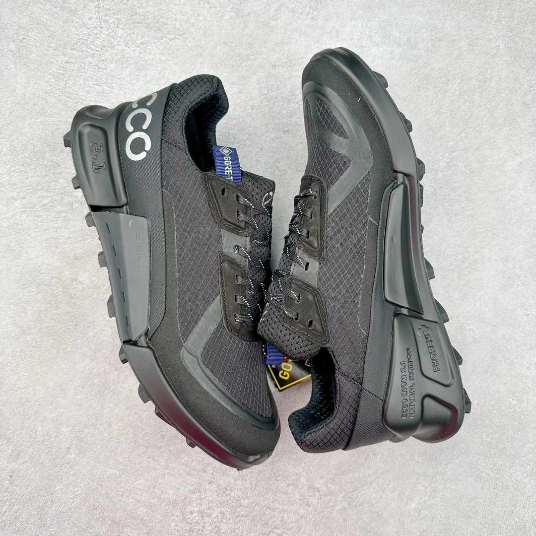 图片[3]-ECCO爱步休闲运动鞋男 防水透气跑步鞋 健步BIOM2.1越野 鞋面采用GORE-TEX防水薄膜内衬，提供透气性与防水性 鞋内透气，防外水进入 穿着舒适 自然律动科技鞋楦 符合人体工学，带来近乎裸足的运动体验 PHORENE轻盈回弹 提供出色能量回弹和缓震体验 即使在低温环境下依然保持弹力和柔软度 EPR+高性能橡胶大底 创新防滑钉，提供稳健抓地力 为复杂地形环境提供有力支撑保护 舒适抓地 自在向野 尺码：39 40 41 42 43 44（正常码）-选品中心