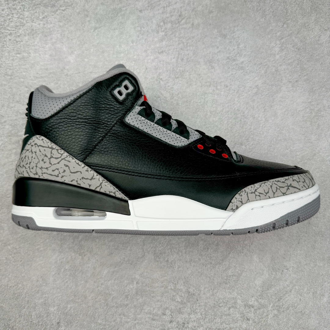 ＃GX纯原 Air Jordan AJ3 Retro 复刻黑水泥 DN3707-010 圈内最强三代系列 匠心打造 开发时长超过半年 目前可过各类鉴定或无法鉴定 裸鞋随便操作 全套原纸板楦头开发 原厂大底磨具加持立体防滑纹理 原装可视Air Sole气垫 原汁原味最完美的三代版型 唯一正确鞋头趴度弧度高度鞋身腰线 原厂TPU彩虹扎染后跟饰片 正确内里反口里网布 皮料菱角分明不变形无多余毛边 广东原厂zp同批次手工大底描漆拉丝 市场唯一原厂鞋扣模具 原厂织唛标 原厂飞人电绣工艺 尾指中部跳三针 独家绑鞋带手法 印刷中底布 四线拉帮 米色美纹纸贴合固定 进口港宝加持 后跟自然饱满 全鞋荧光划线卡点 追求极致完美 每一双都是工艺品 多重QC质检 超越公司货的品控标准 实实在在的免检产品 尺码：40 40.5 41 42 42.5 43 44 44.5 45 45.5 46 47.5 48.5-选品中心