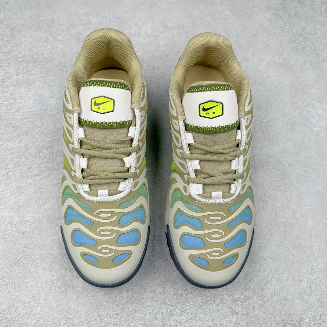 图片[2]-＃特价福利 NK Air Max Plus Drift 复古气垫跑鞋 中底造型大部分保留，仅在前段追加了加固上翻 鞋面的经典轮廓得以重塑 带来更契合现代审美的外观 整双鞋采用撞色妆点 鞋面采用网眼布和皮革材质打造 鞋舌处带有 3M 反光科技 鞋垫处和鞋后跟印有 “TN” 字样 彰显鞋款身份 配置方面中底搭载 Air Max 科技 保证了日常穿着的缓震性 尺码：36 36.5 37.5 38 38.5 39 40 40.5 41 42 42.5 43 44 44.5 45-选品中心