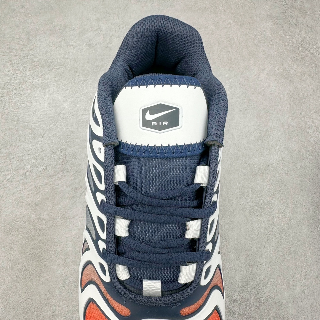 图片[5]-＃特价福利 NK Air Max Plus Drift 复古气垫跑鞋 中底造型大部分保留，仅在前段追加了加固上翻 鞋面的经典轮廓得以重塑 带来更契合现代审美的外观 整双鞋采用撞色妆点 鞋面采用网眼布和皮革材质打造 鞋舌处带有 3M 反光科技 鞋垫处和鞋后跟印有 “TN” 字样 彰显鞋款身份 配置方面中底搭载 Air Max 科技 保证了日常穿着的缓震性 尺码：36 36.5 37.5 38 38.5 39 40 40.5 41 42 42.5 43 44 44.5 45-选品中心